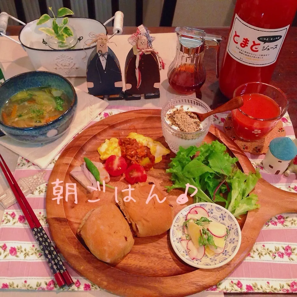 Snapdishの料理写真:今日の朝食♪|naonaomimichanさん