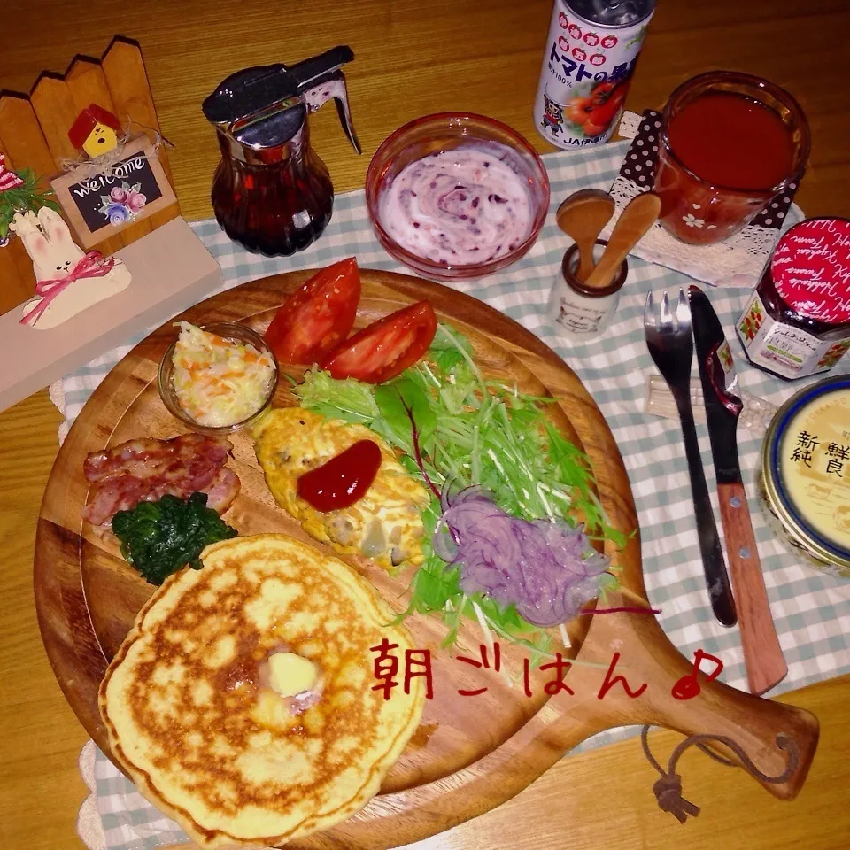 Snapdishの料理写真:今日の朝食♪|naonaomimichanさん