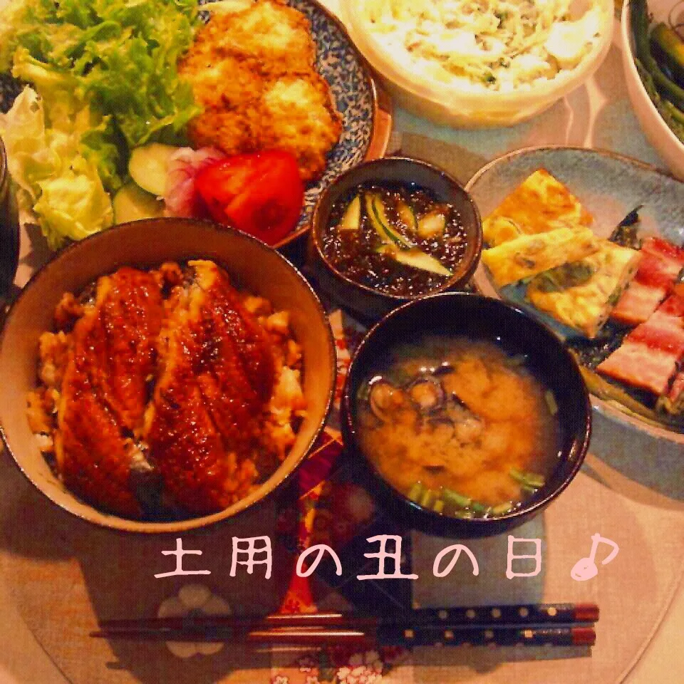 昨日の夕食(鰻丼)♪|naonaomimichanさん