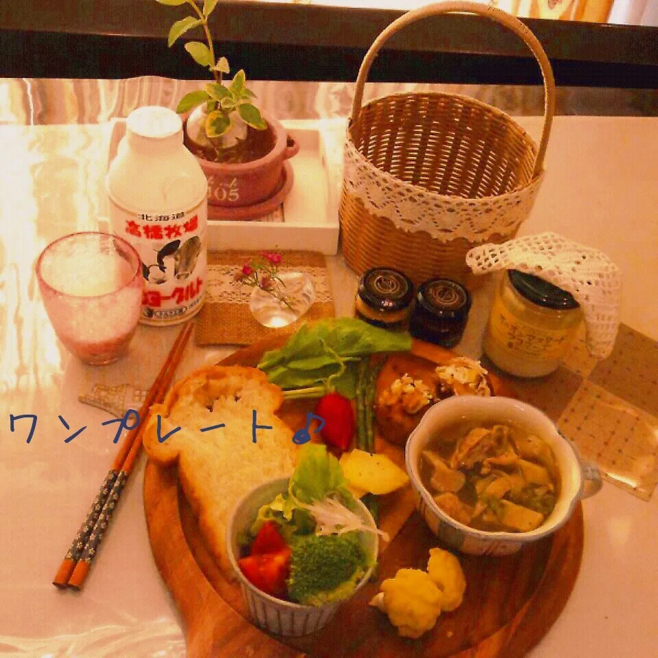 Snapdishの料理写真:今日の朝食♪|naonaomimichanさん