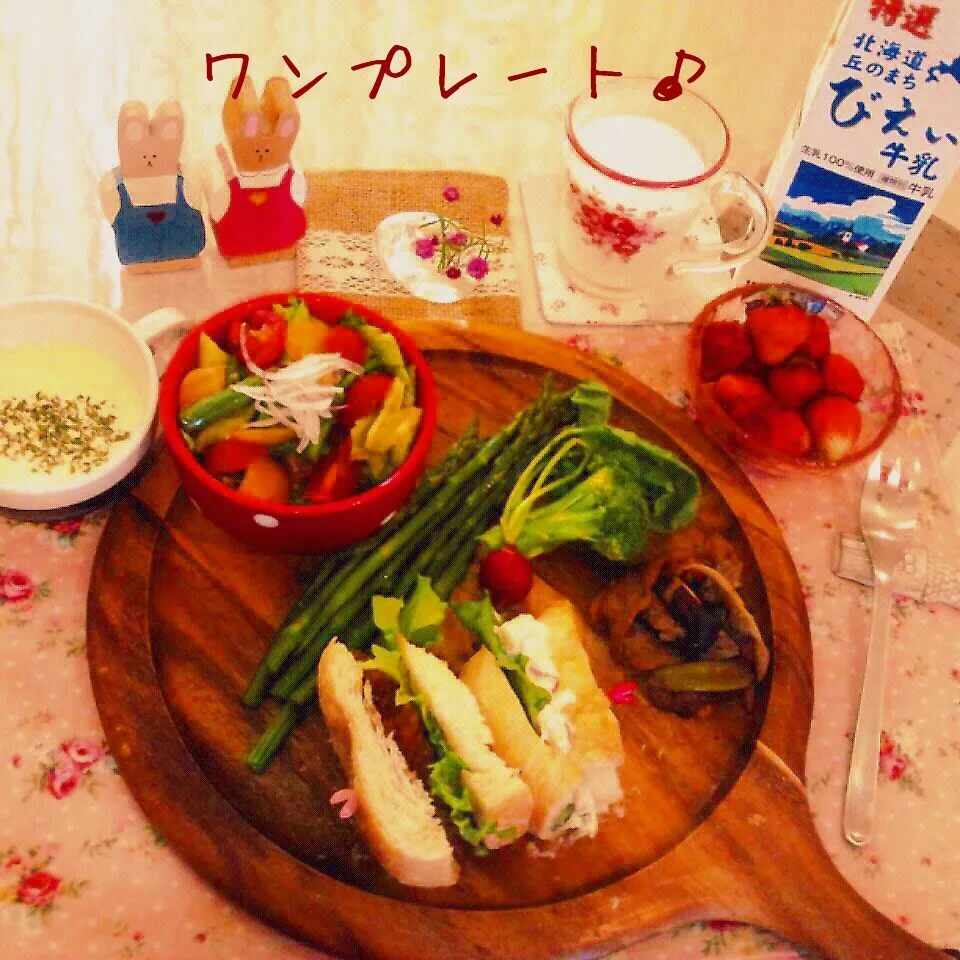 今日の朝食♪|naonaomimichanさん