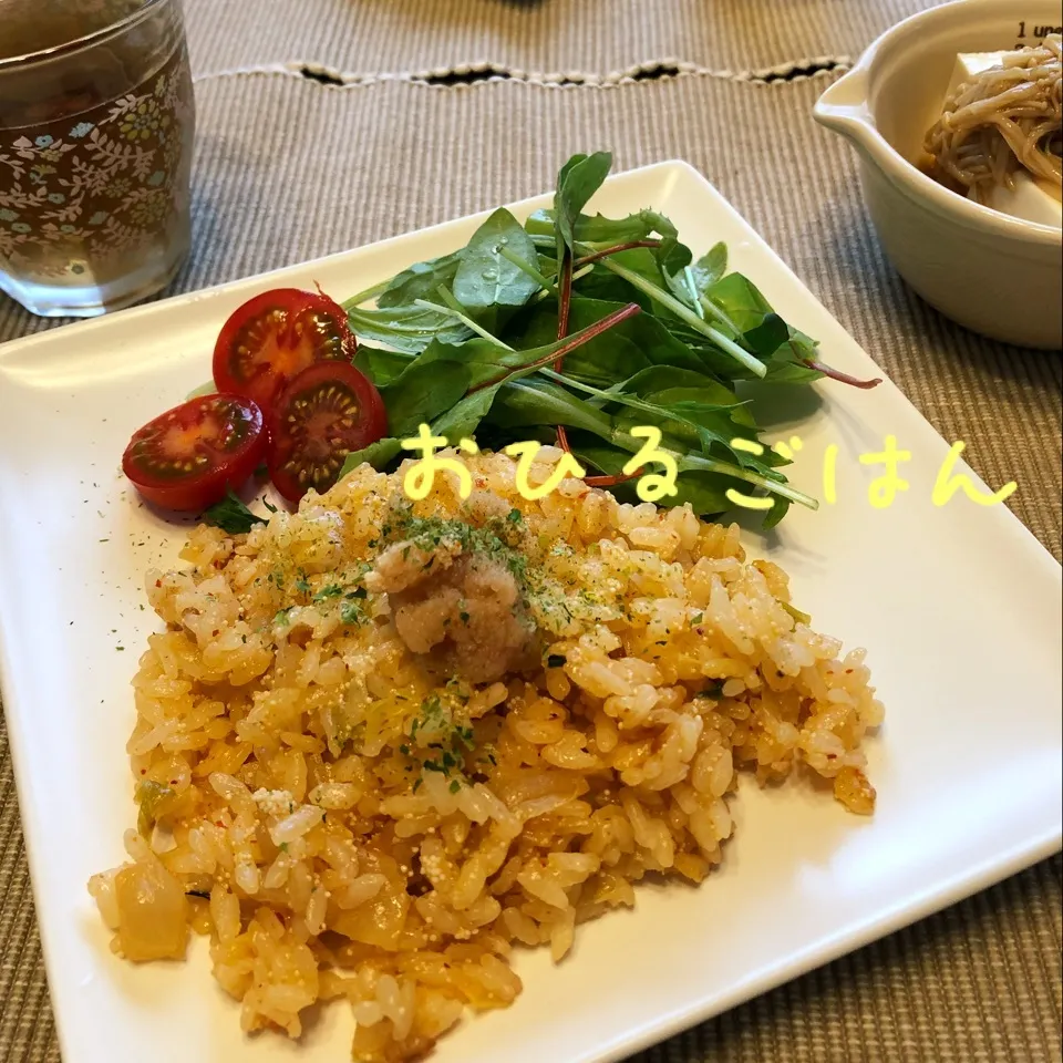 明太子バター キムチ炊き込みご飯🤗まねっこ|あとさん