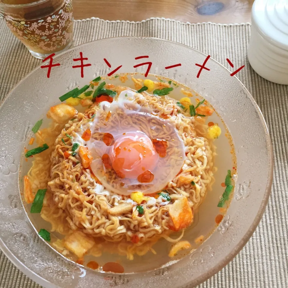 チキンラーメン🤗やみつき旨辛🤗|あとさん