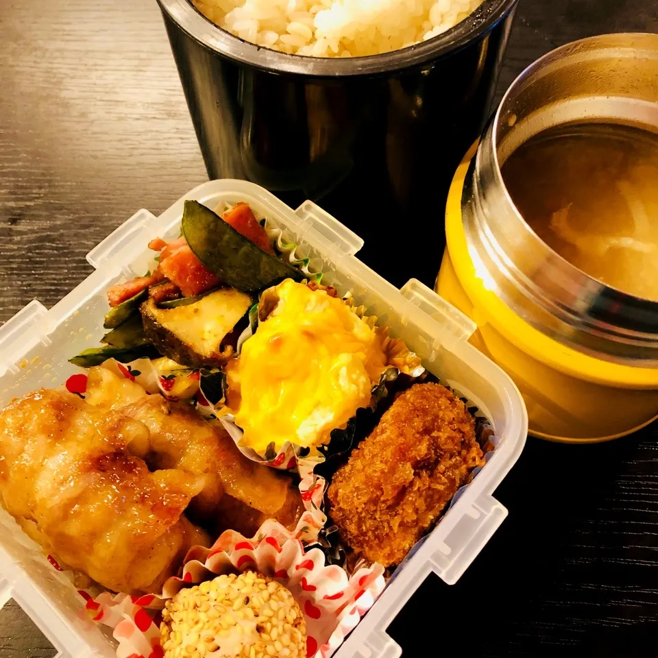 今日のお弁当(豚汁)|さーたんさん