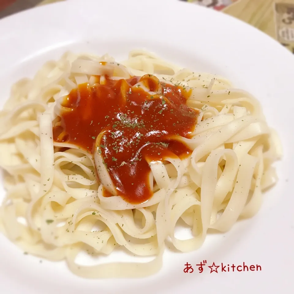 城崎で買った〜蟹トマトソースパスタ〜|あずさん