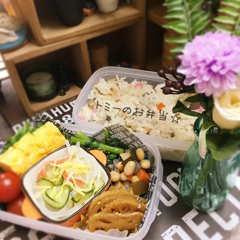 今日は 和風な お弁当☆|あずさん