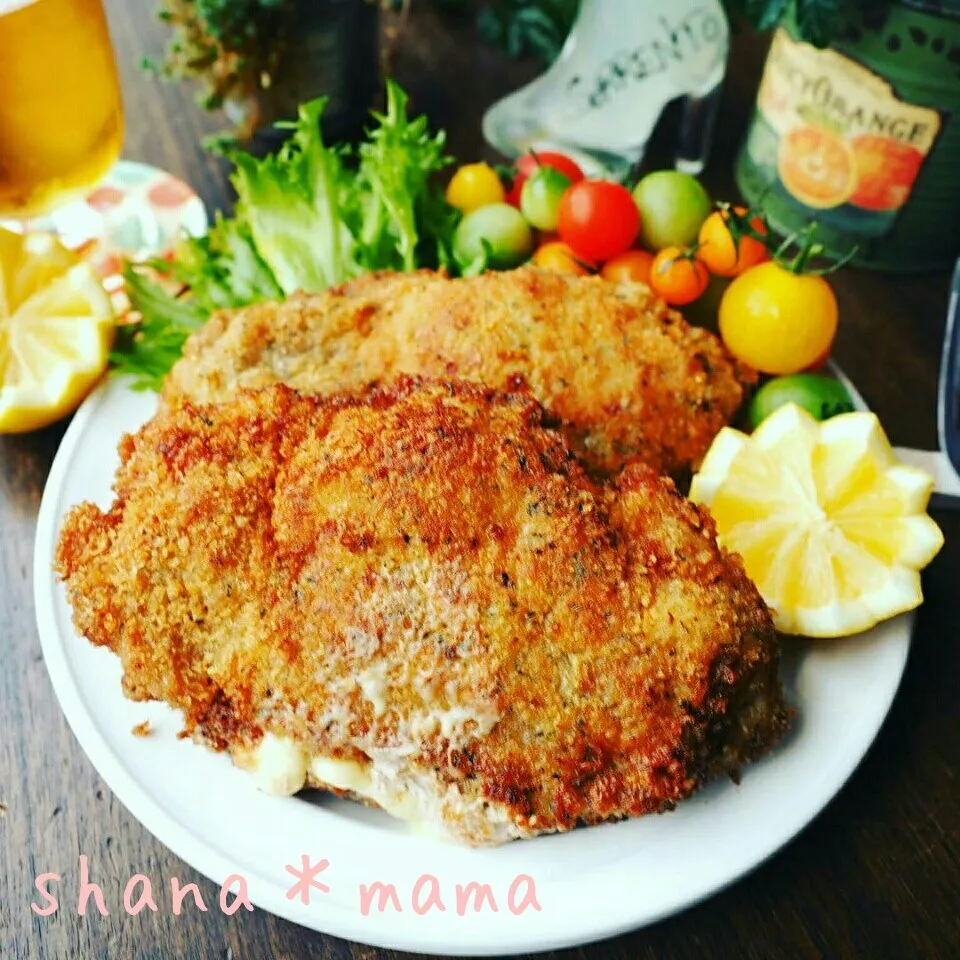 ダブルチーズでサクッとろ～り♪ミラノ風ポークカツレツ♪|しゃなママさん