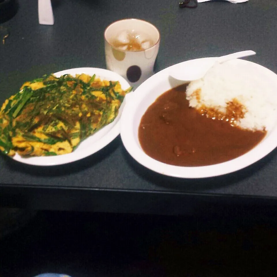 カレー&ニラ玉たま.|masaki .fさん