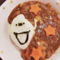 簡単☆キャラデコカレー|プニ子さん