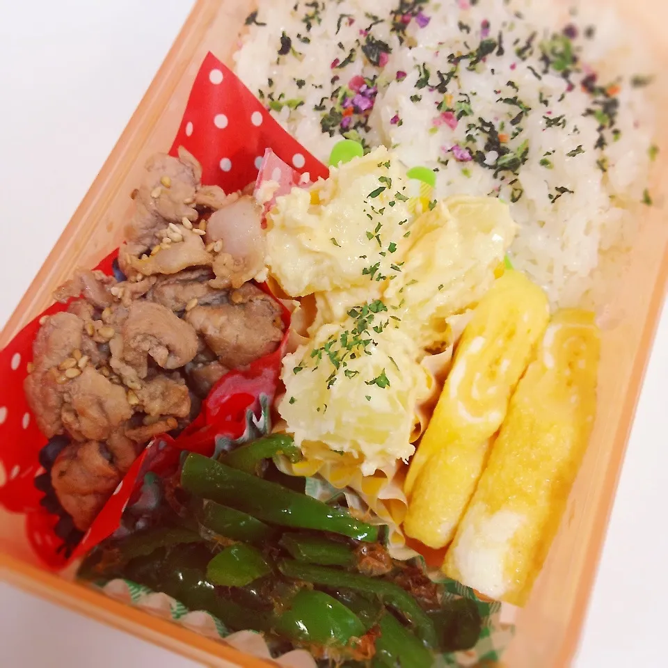 生姜焼き弁当|ちゃーごさん