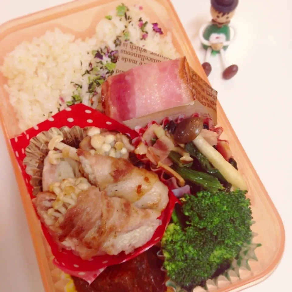 えのき豚バラ巻がメイン弁当|ちゃーごさん