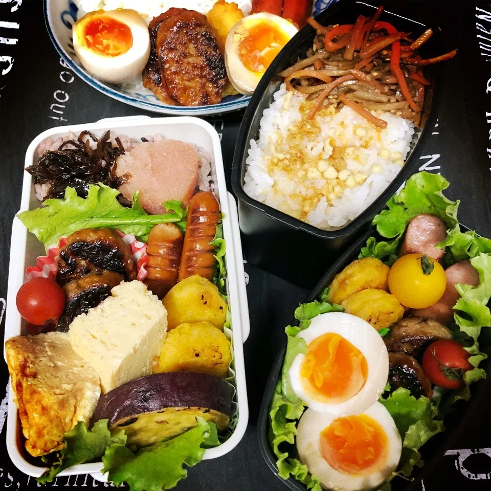 9/26☔️家族❸人分のお弁当🍱|ちぃママ☆さん