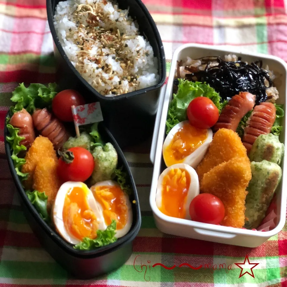 Snapdishの料理写真:7/3☀️高校球児⚾️と母のお弁当🍱|ちぃママ☆さん