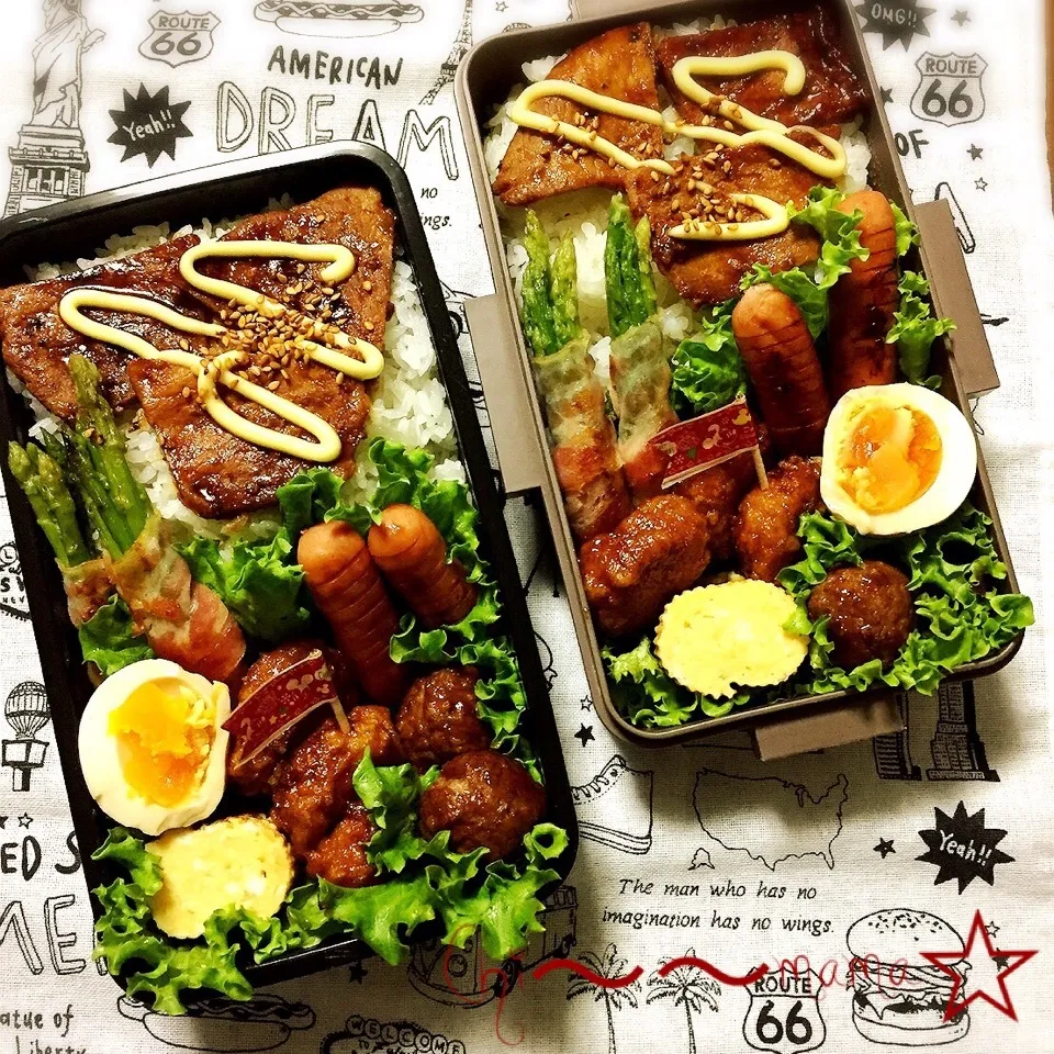 12/22⚾︎高校球児と大学生ハンドボール部員のお弁当|ちぃママ☆さん