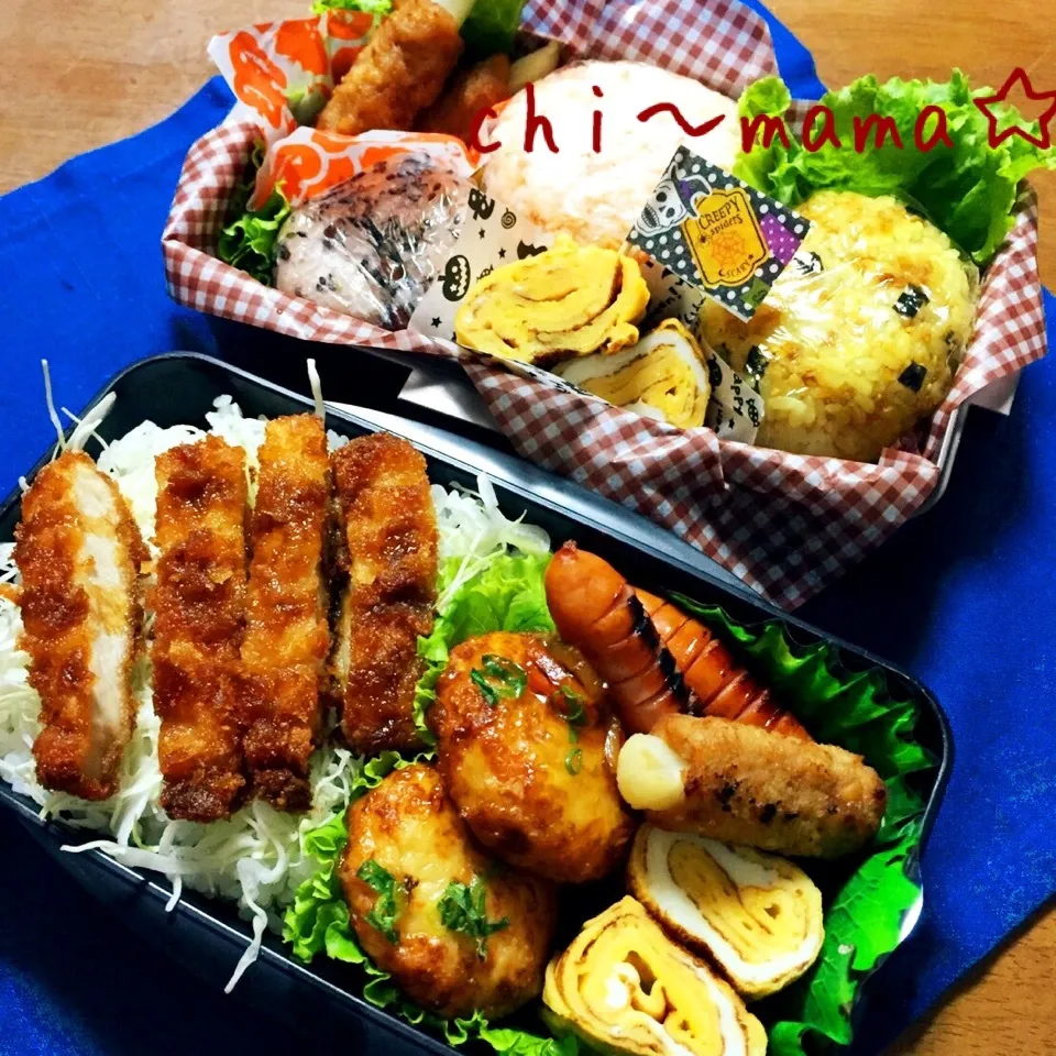 9/19☔︎高校球児と大学生ハンドボール部員のお弁当|ちぃママ☆さん