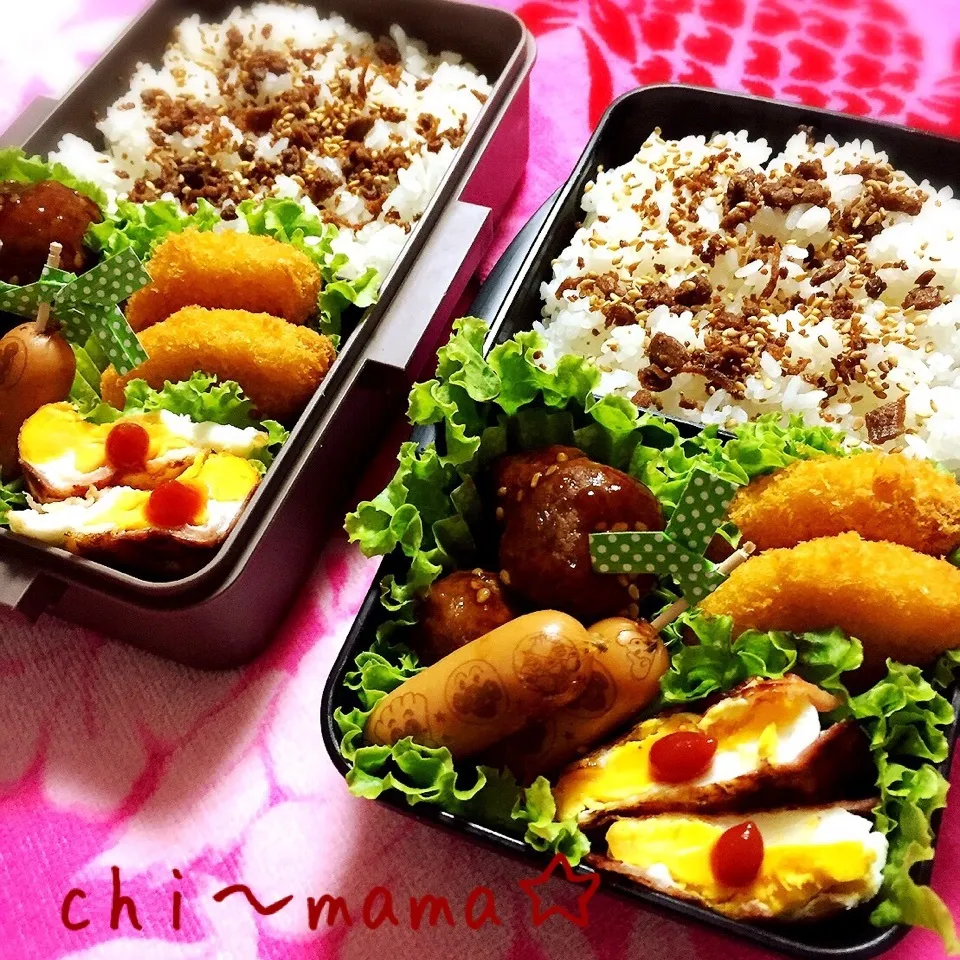 7/22☂高校球児と大学生ハンドボール部員のお弁当|ちぃママ☆さん