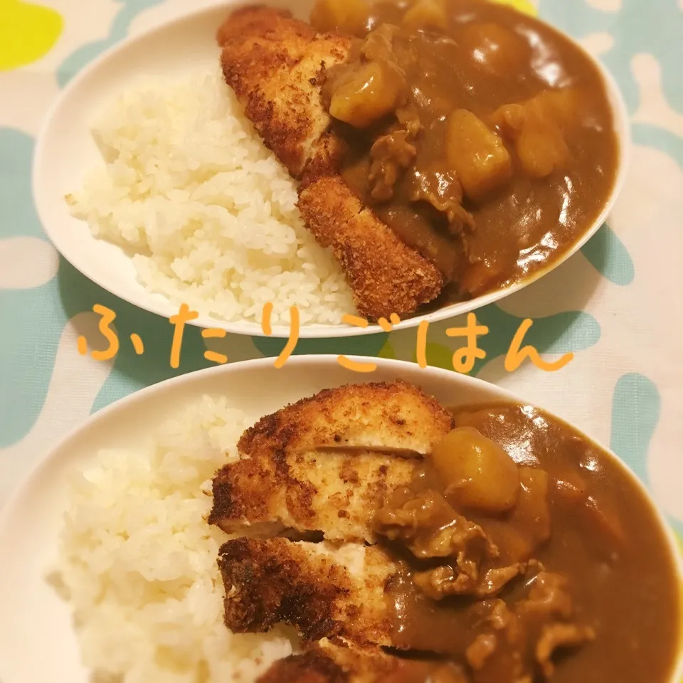 チキンカツカレー♥|なっつんさん