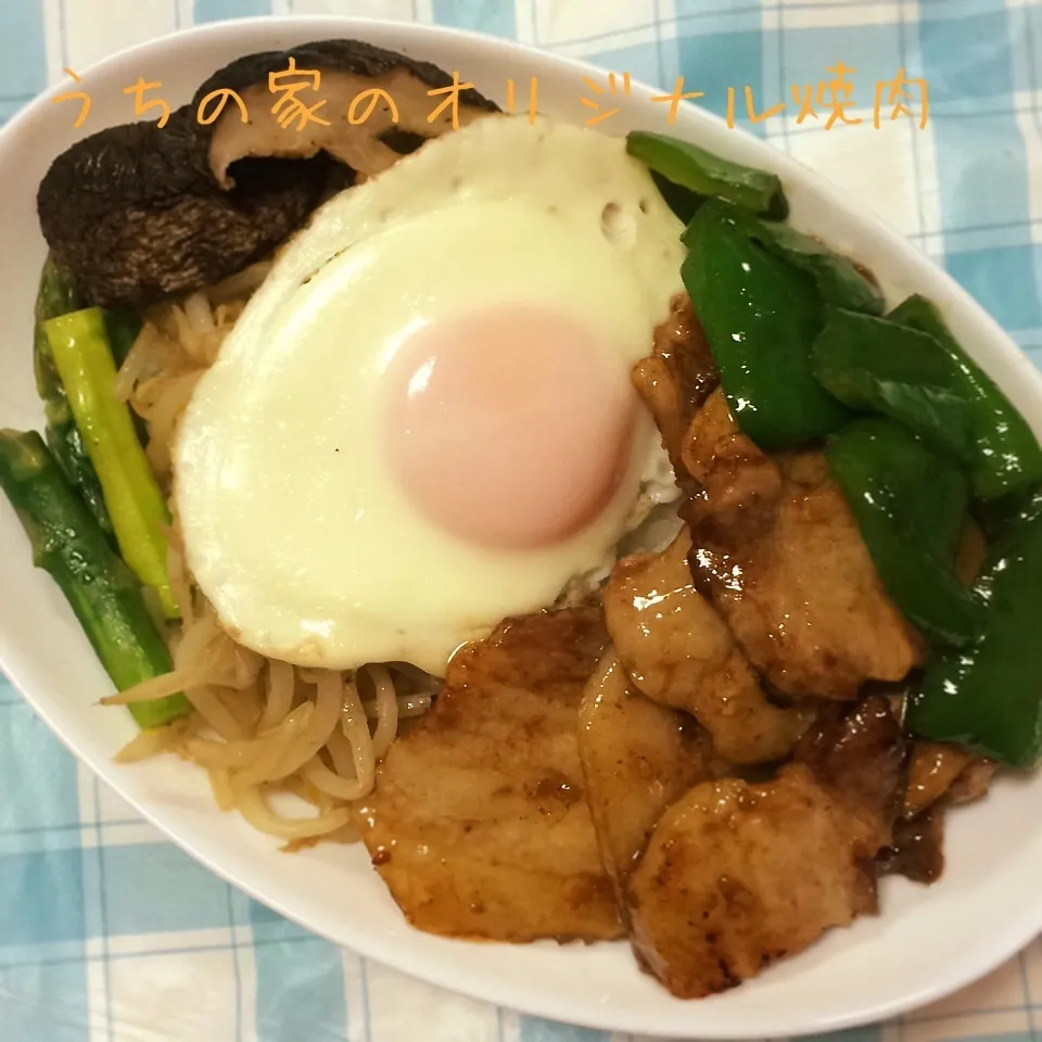 Snapdishの料理写真:うちん家のオリジナル丼ʢ•ꇵ͡•ʡ|なっつんさん