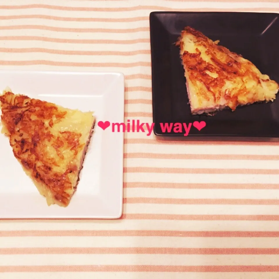 Snapdishの料理写真:♡ハムチーズ ガレット♡|milky wayさん