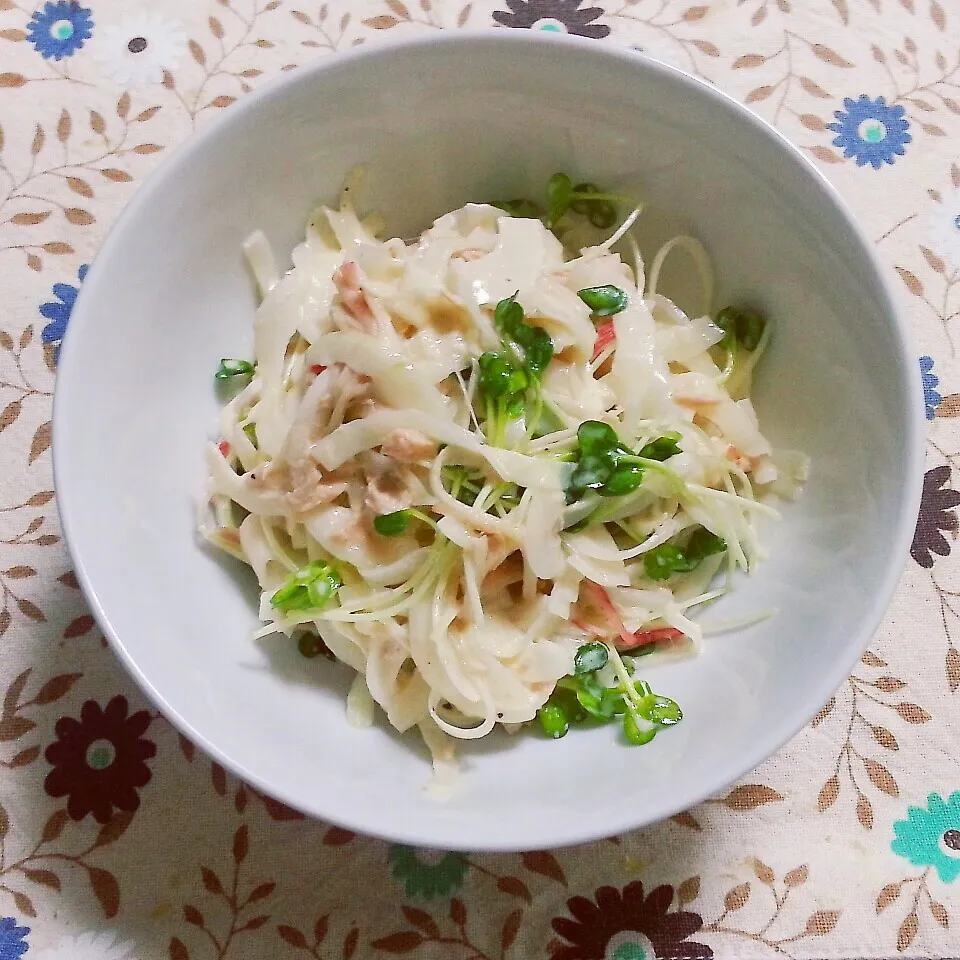 かおりんさんのまねっこ！新玉ねぎのツナぽんサラダ|のりさん