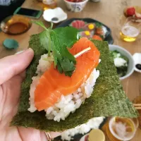 Snapdishの料理写真:手巻き寿司パーティー|のりさん