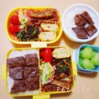 Snapdishの料理写真:焼き肉弁当♪|ぽんちっちさん