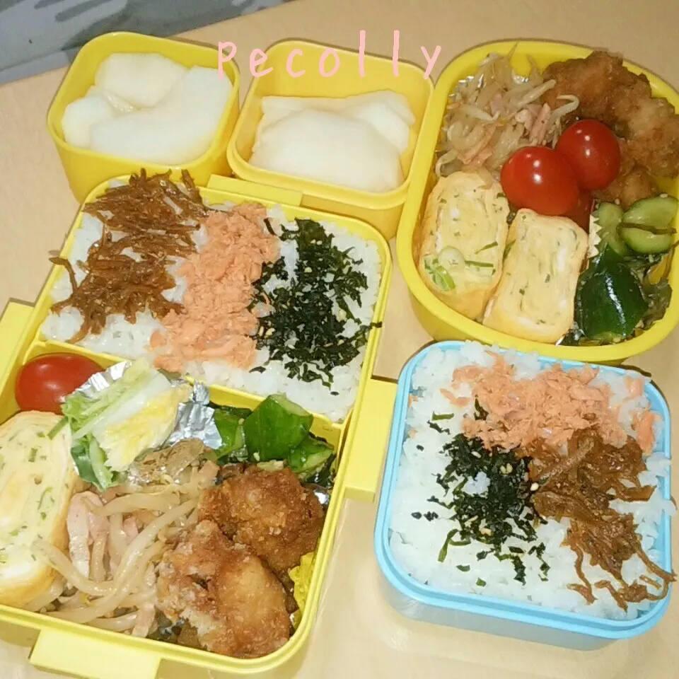 娘ちゃん弁当＆自分弁当♪|ぽんちっちさん