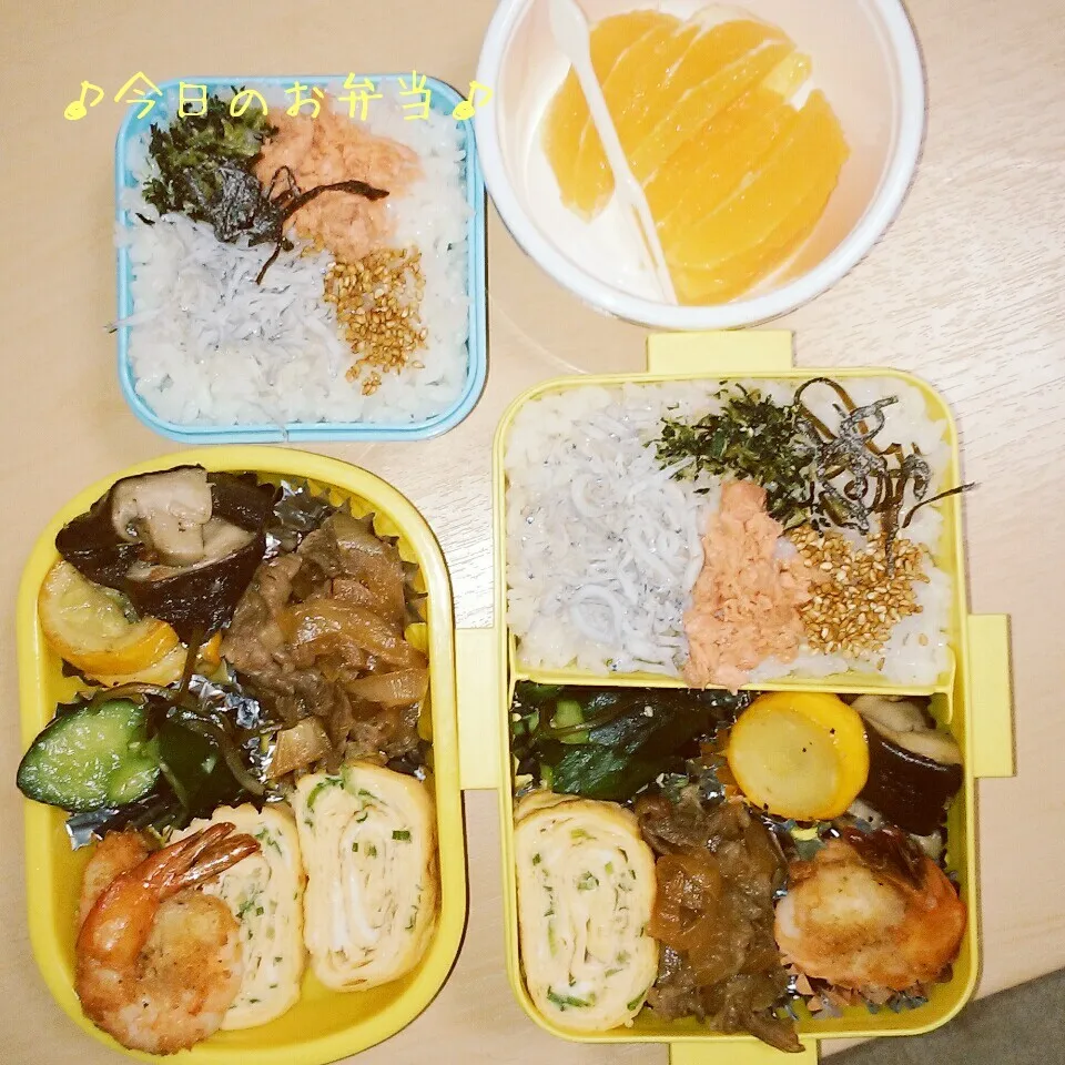 娘ちゃん弁当＆自分弁当♪|ぽんちっちさん