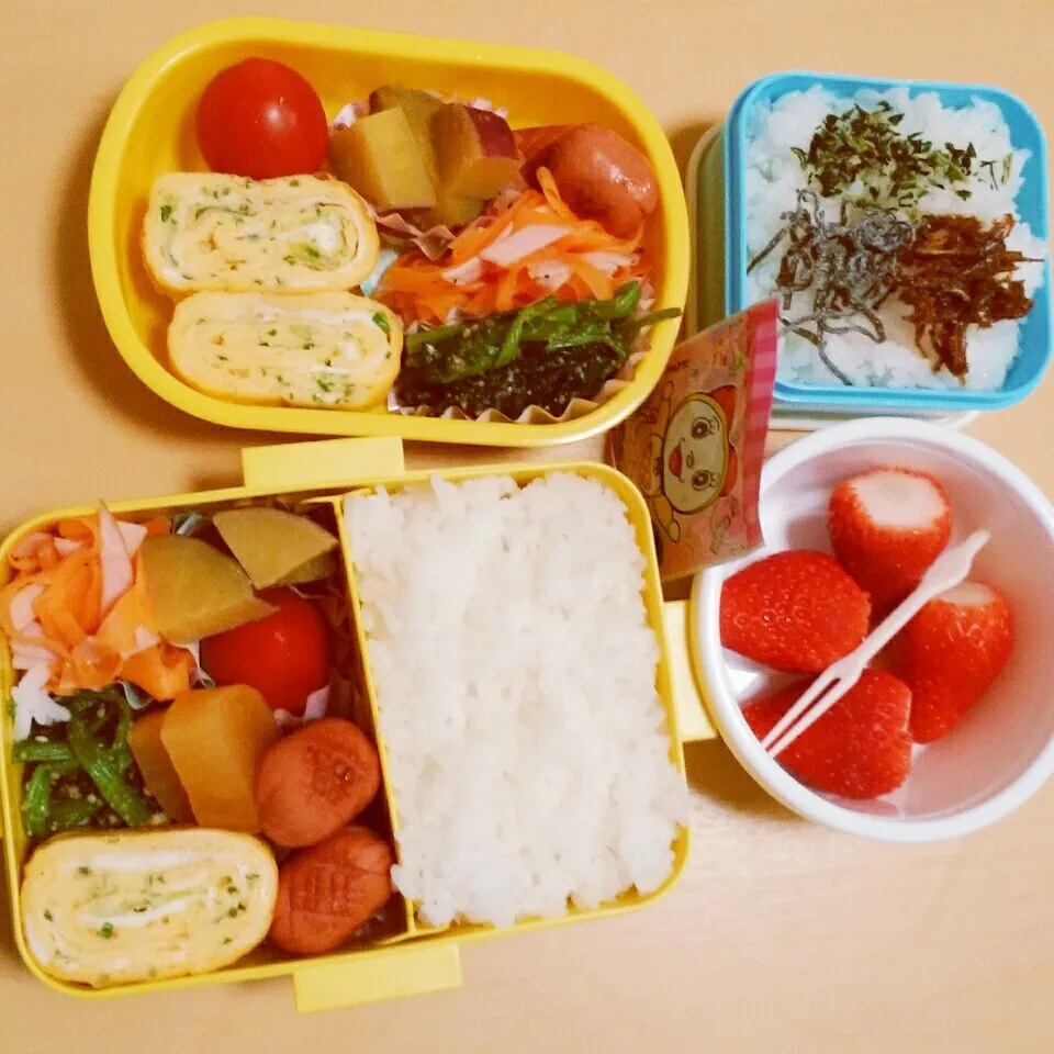 娘ちゃん弁当＆自分弁当♪|ぽんちっちさん