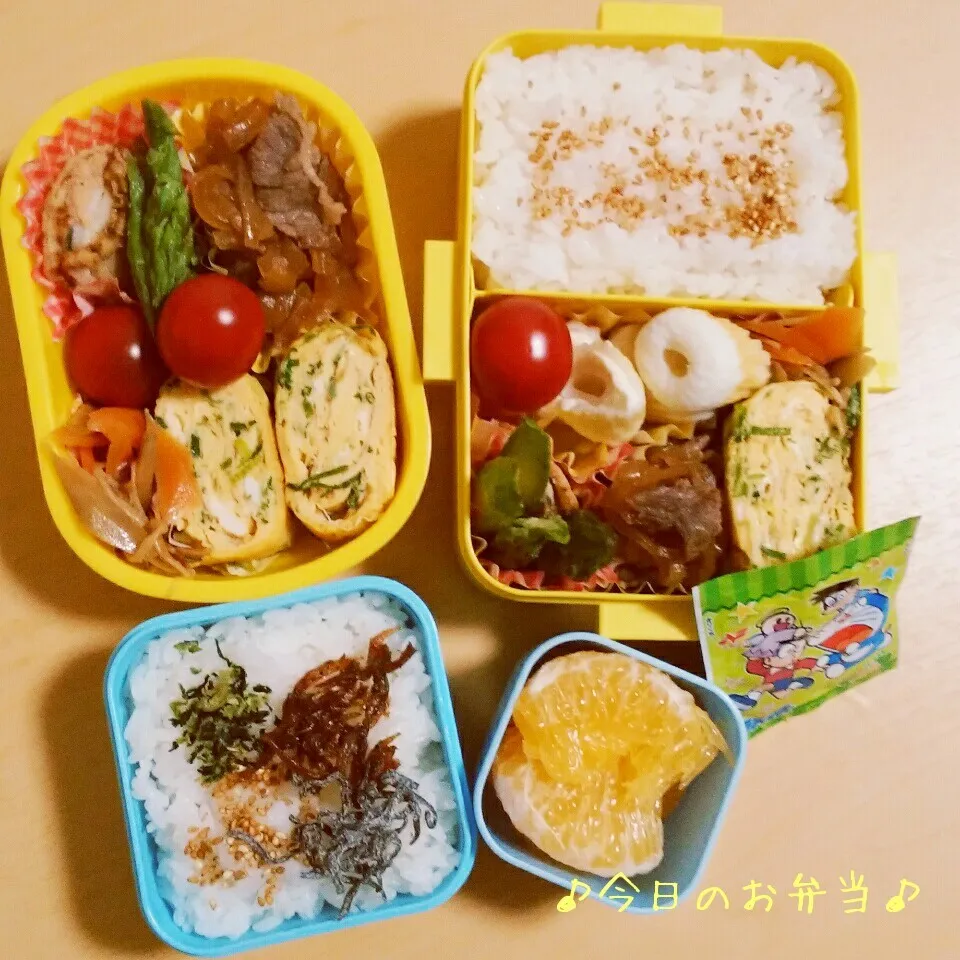 娘ちゃん弁当＆自分弁当♪|ぽんちっちさん