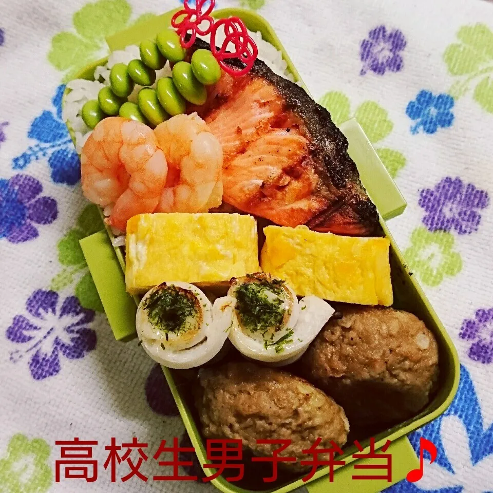 Snapdishの料理写真:高校生男子弁当|すずぽんさん