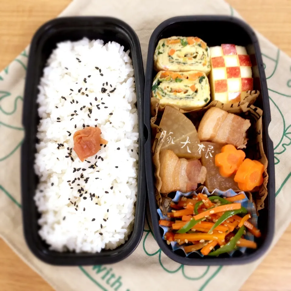 パパ弁当＊豚大根角煮♪|＊ゆき＊さん