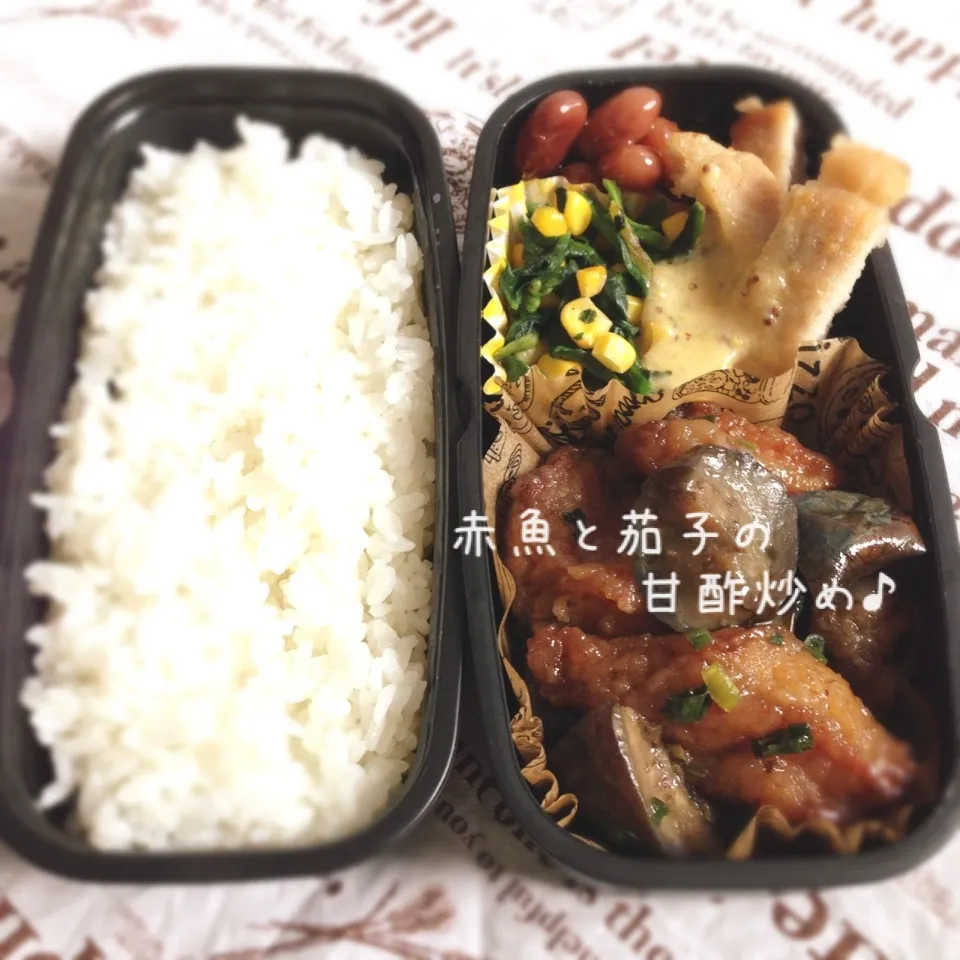 パパ弁当＊赤魚と茄子の甘酢炒め♪|＊ゆき＊さん