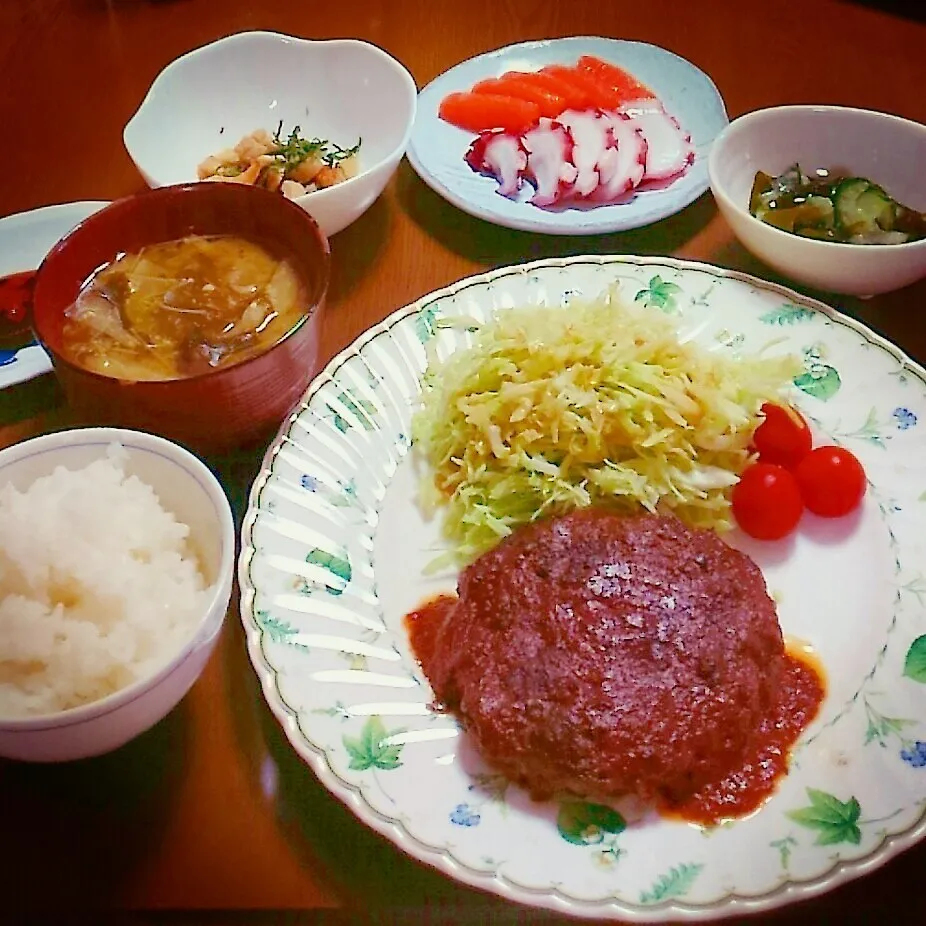 Snapdishの料理写真:ハンバーグ|えっこさん