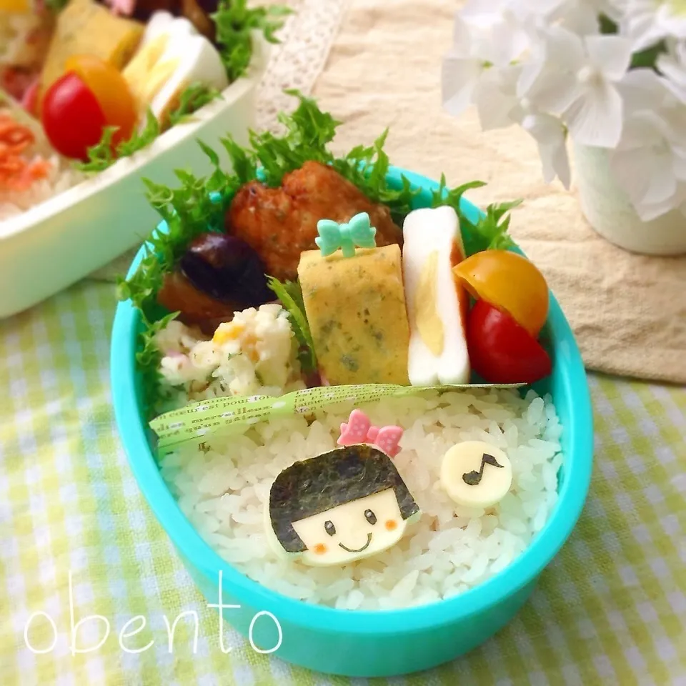 髪を切ってご機嫌な娘ちゃん♪弁当♫|＊ゆき＊さん