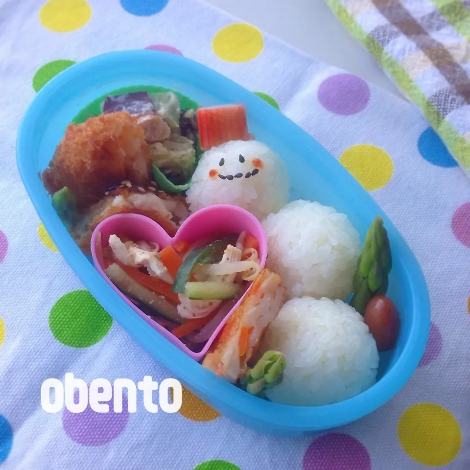 雪だるまさん弁当♫ 明日は雪が降るかなぁ〜？|＊ゆき＊さん