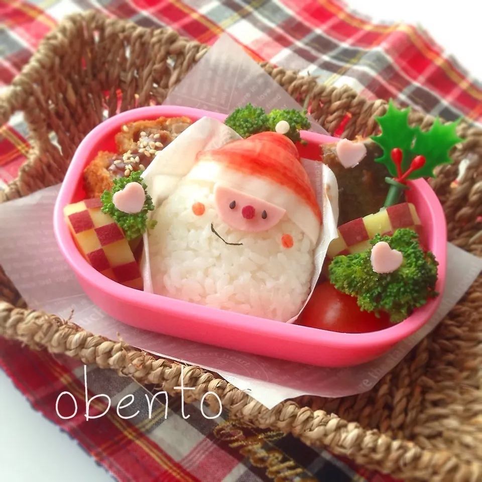 Snapdishの料理写真:サンタさんのクリスマス弁当♫|＊ゆき＊さん