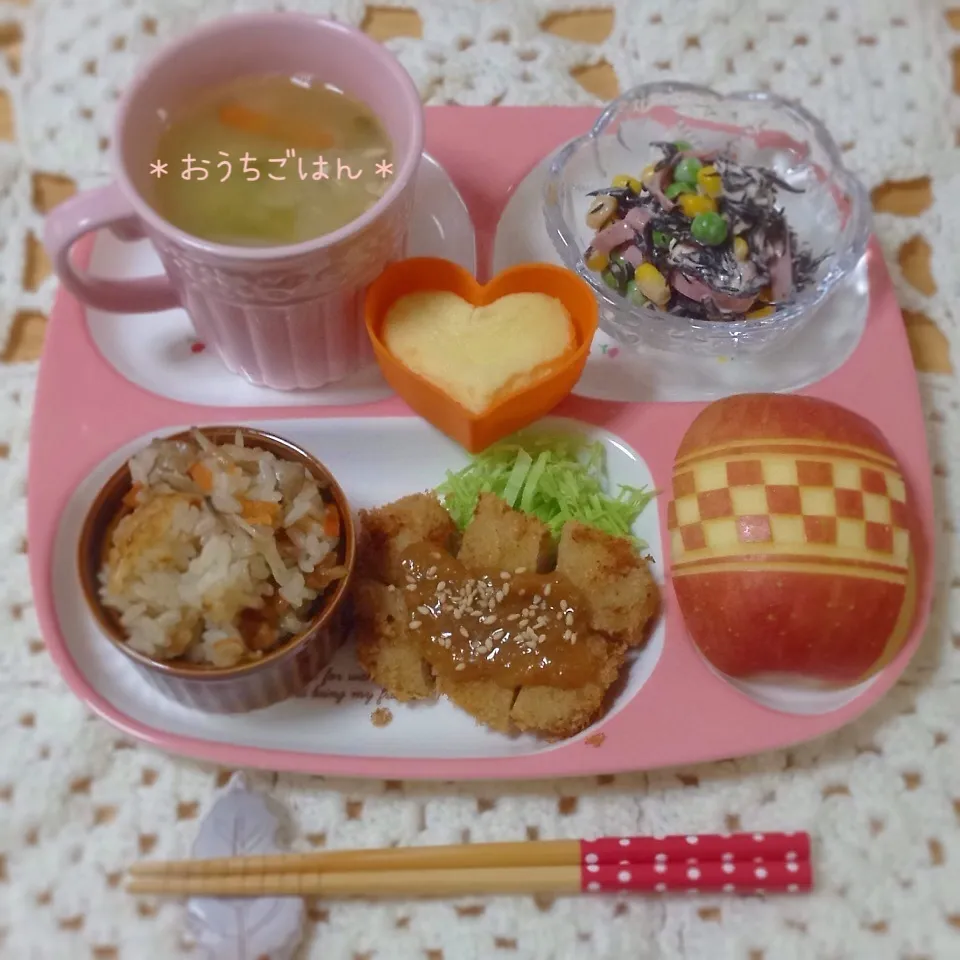 Snapdishの料理写真:娘ちゃんのおうちごはん♡|＊ゆき＊さん