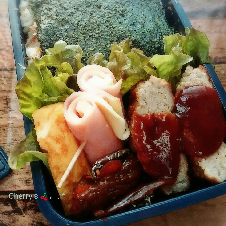 旦那弁当 のり弁💓💓|Cherry'sさん