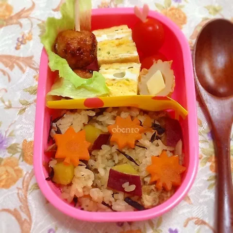 Snapdishの料理写真:秋の炊き込みごはん弁当♫|＊ゆき＊さん