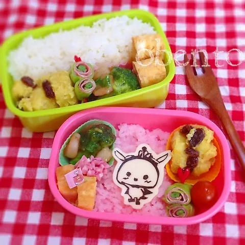 ねり丸くん♡親子弁当♫|＊ゆき＊さん