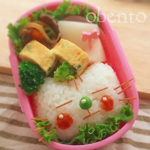 にゃむにゃむ…ねむねむ猫たんのお弁当♫|＊ゆき＊さん