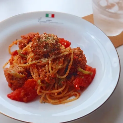 フレッシュトマトとおからミートボールのパスタ♫|＊ゆき＊さん