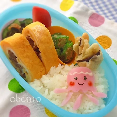 くらげのふわりん＊採れたて野菜尽くし弁当♫|＊ゆき＊さん