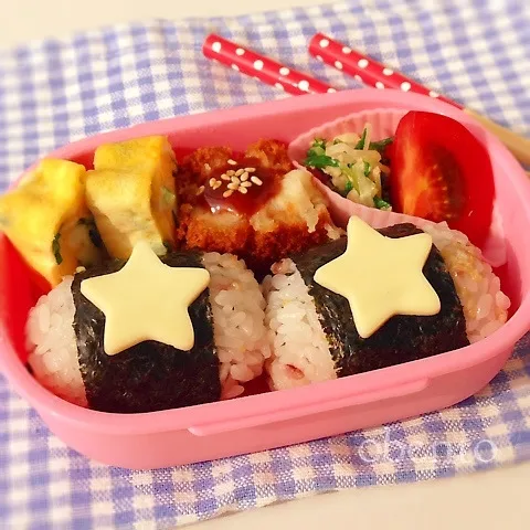 Snapdishの料理写真:雑穀お星さま弁当♫|＊ゆき＊さん