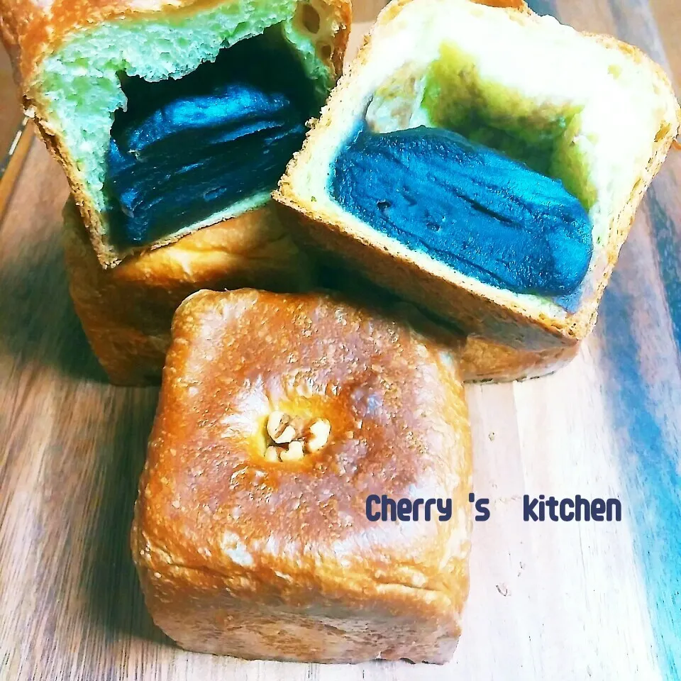 【 チームキューブ１月】抹茶のこしあんパン👏👏💕|Cherry'sさん