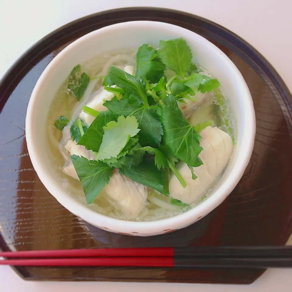 鯛のアラでお安く京料理みたいな優しいおうどん♡|＊ゆき＊さん