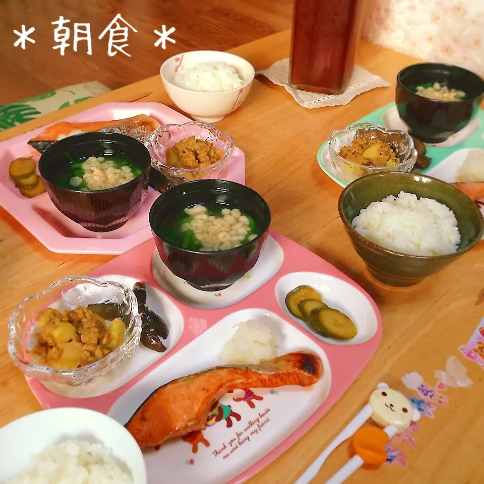 Snapdishの料理写真:今朝は和食でした(o^^o)|＊ゆき＊さん