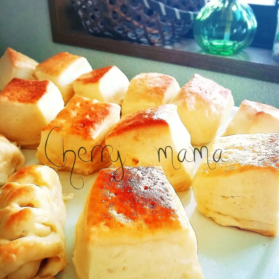 Snapdishの料理写真:日曜の朝♥ミルクブレッド🍞|Cherry'sさん