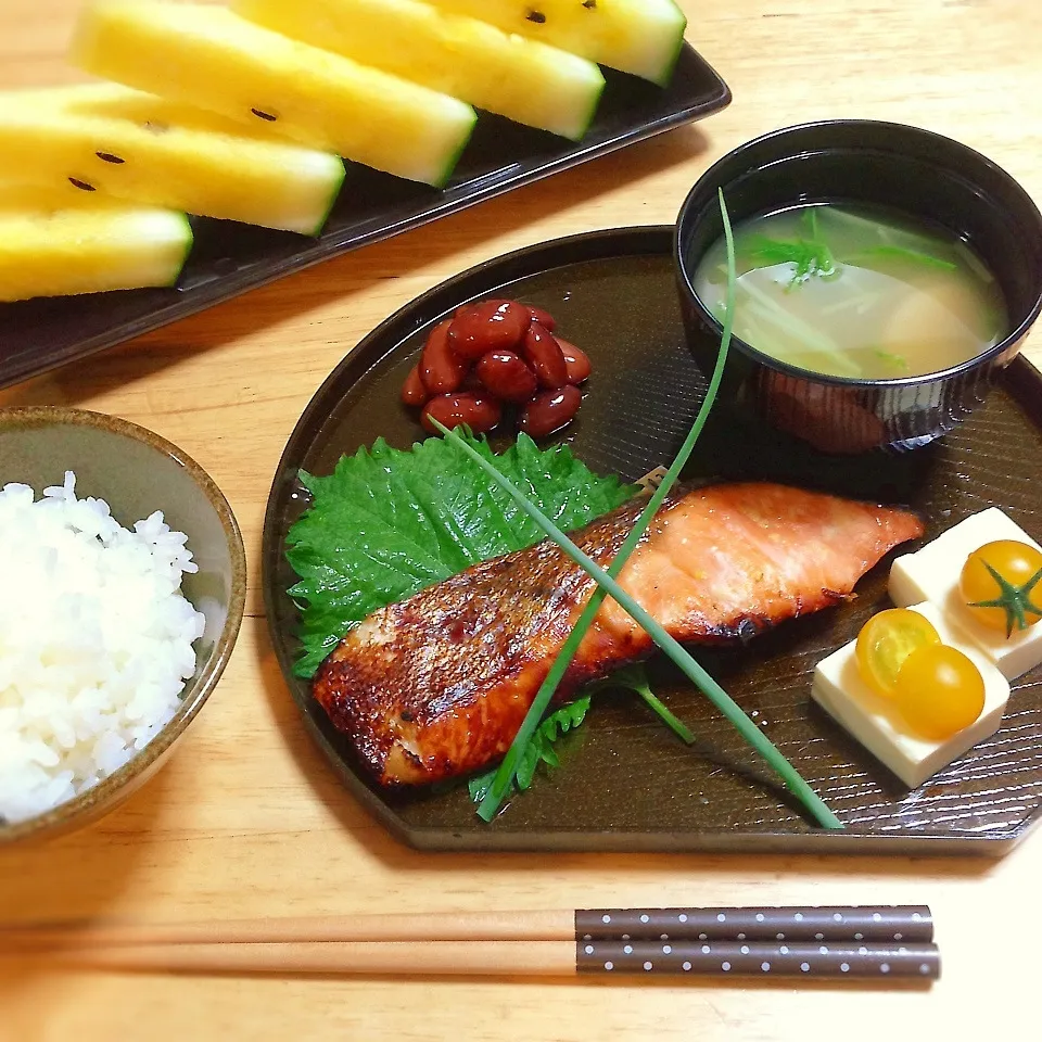 銀鮭の西京漬け✩和夕飯|＊ゆき＊さん